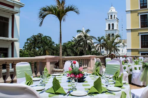 Área para banquetes al aire libre