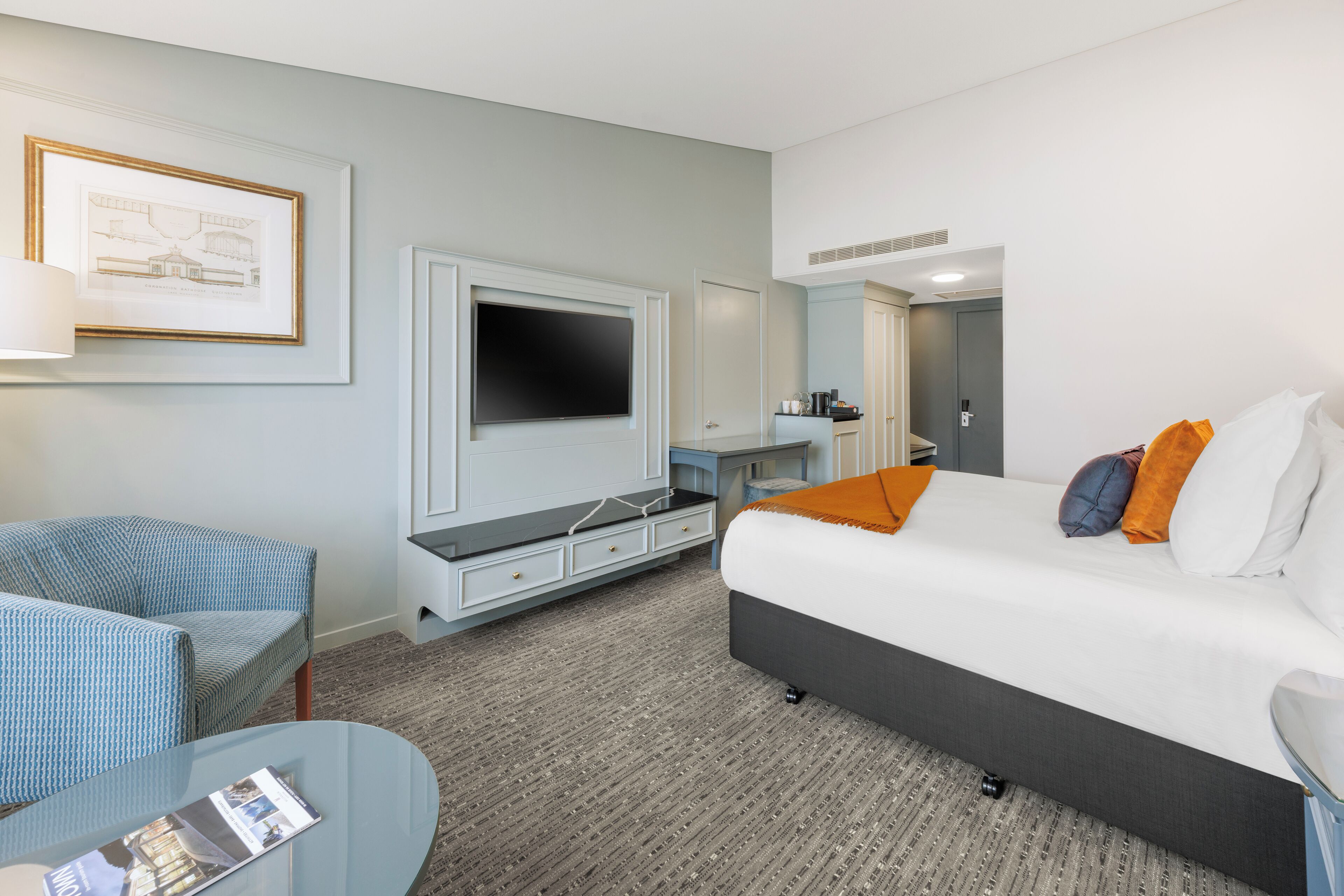 In-room safe, desk, blackout curtains, iron/ironing board