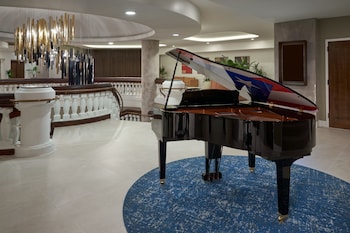 Hotel entrance and lobby at Hotel Rumbao, a Tribute Portfolio Hotel