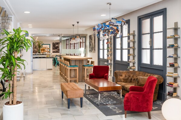 Sala de estar en el lobby