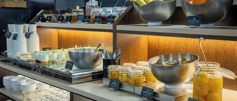 Daily buffet breakfast (EUR 14 per person)