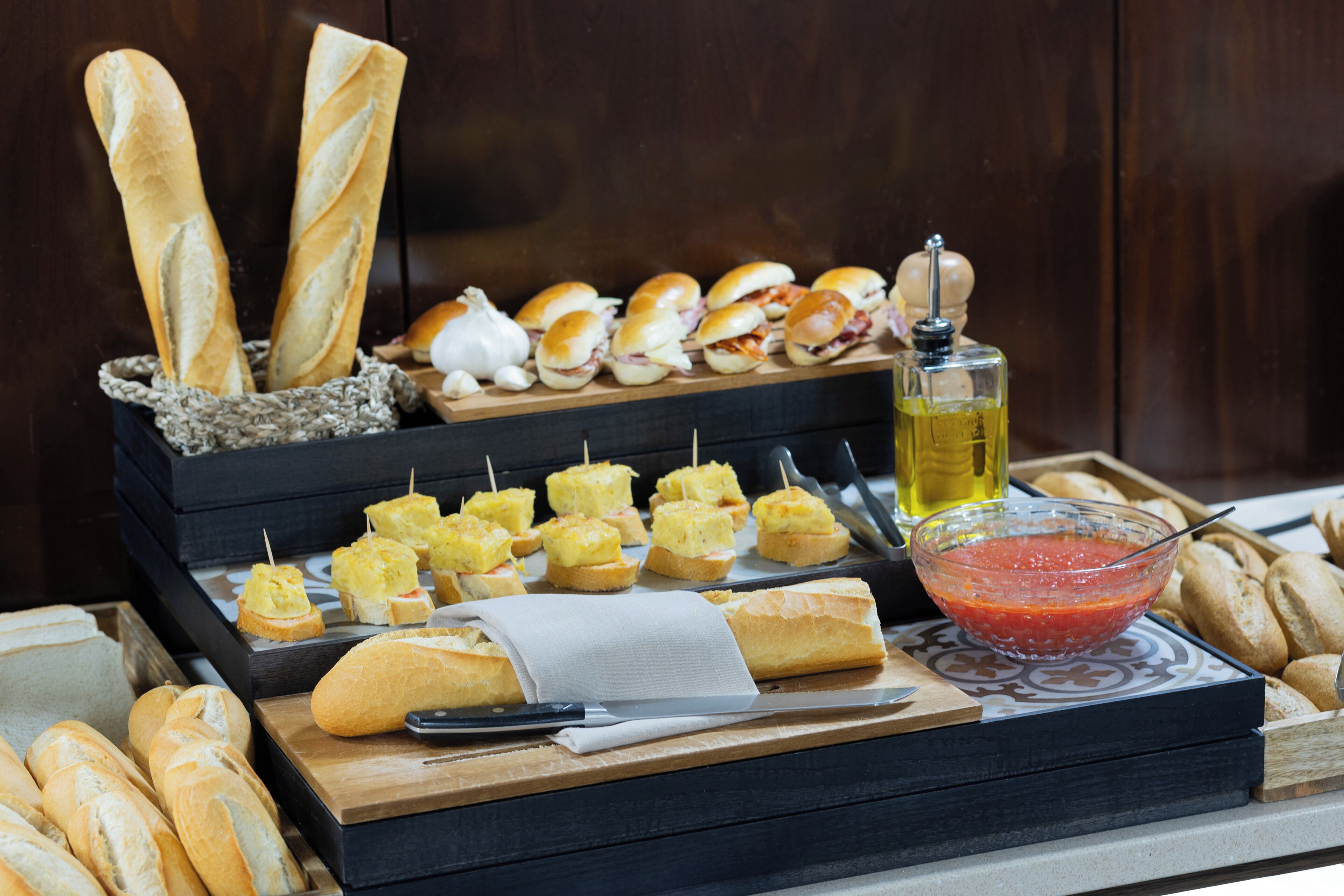 daily buffet breakfast (eur 14 per person)