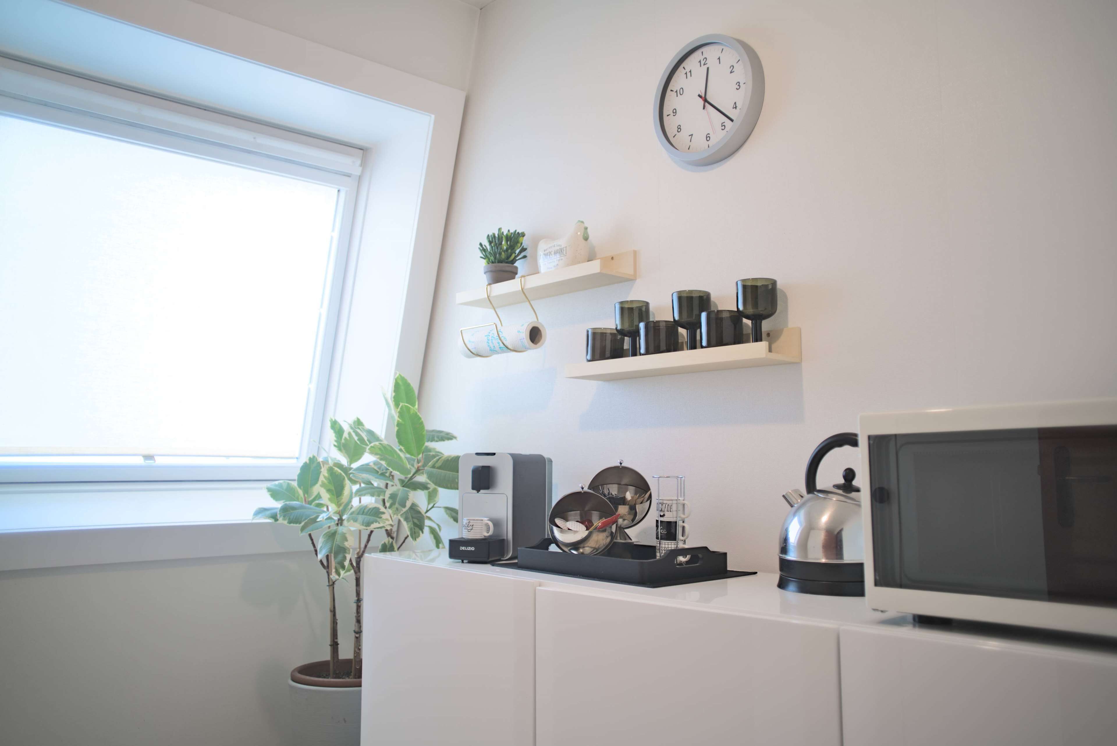 suite, 1 queen bed | private kitchenette | eco-friendly cleaning products, reusable coffee/tea filters