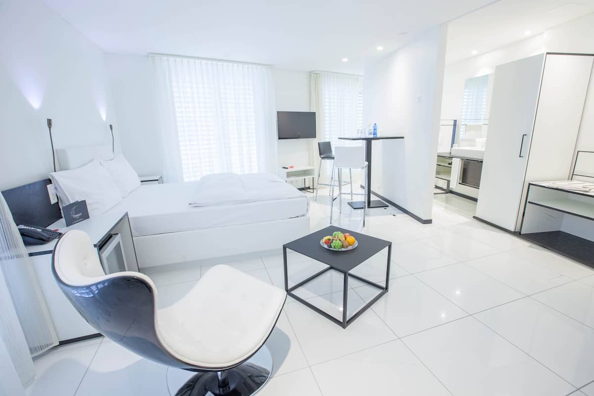 Chambre Ville, 1 grand lit | 1 chambre, literie de qualité supérieure, couette en duvet d'oie