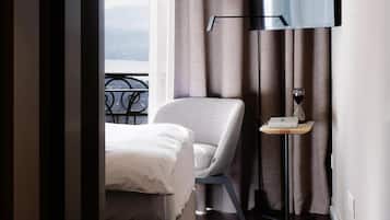 Ropa de cama hipoalergénica y minibar