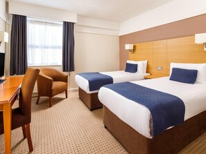 Classic Room, 2 Twin Beds | In-room safe, desk, iron/ironing board, rollaway beds - Mercure Bolton Georgian House Hotel (Bolton)