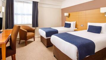 Classic Room, 2 Single Beds | In-room safe, desk, iron/ironing board, rollaway beds