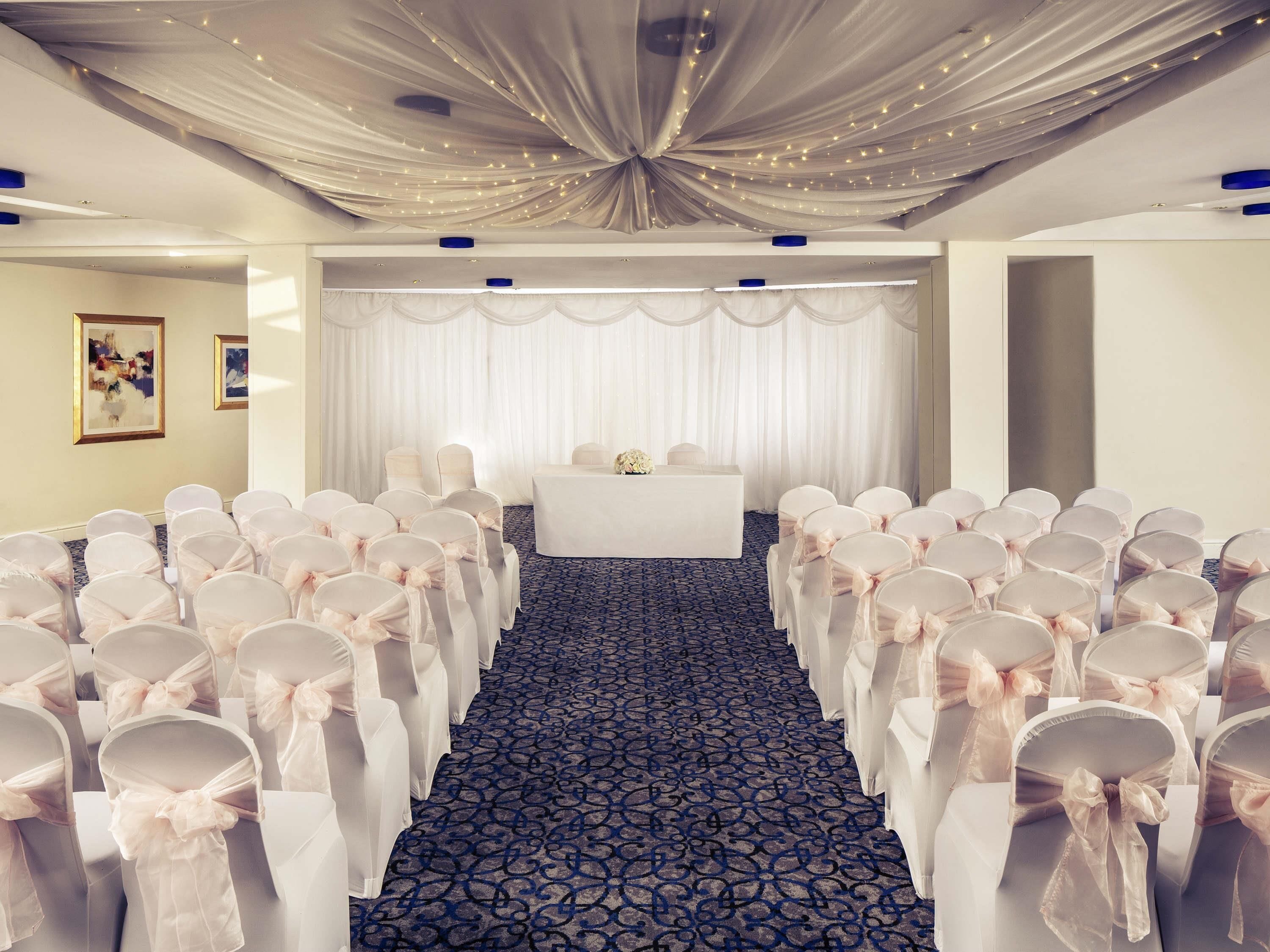 Indoor wedding