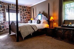 Premium bedding, desk, soundproofing, iron/ironing board