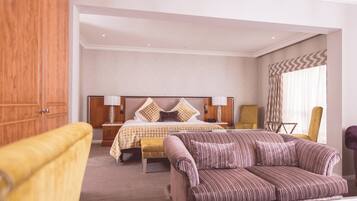 In-room safe, desk, laptop workspace, blackout drapes