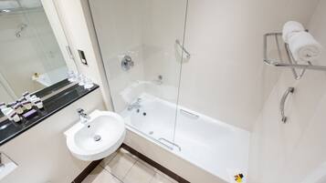 Free toiletries, hair dryer, towels