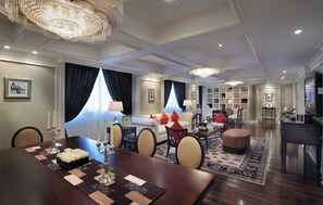 Opera wing, Grand Prestige Suite with Club Privileges and Benefits, King Bed | Premium bedding, down comforters, pillowtop beds, minibar - Sofitel Legend Metropole Hanoi (Hanoi)
