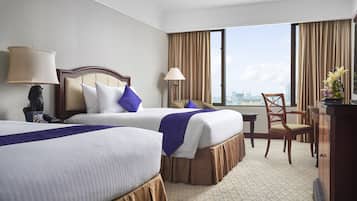 Premium bedding, minibar, in-room safe, desk