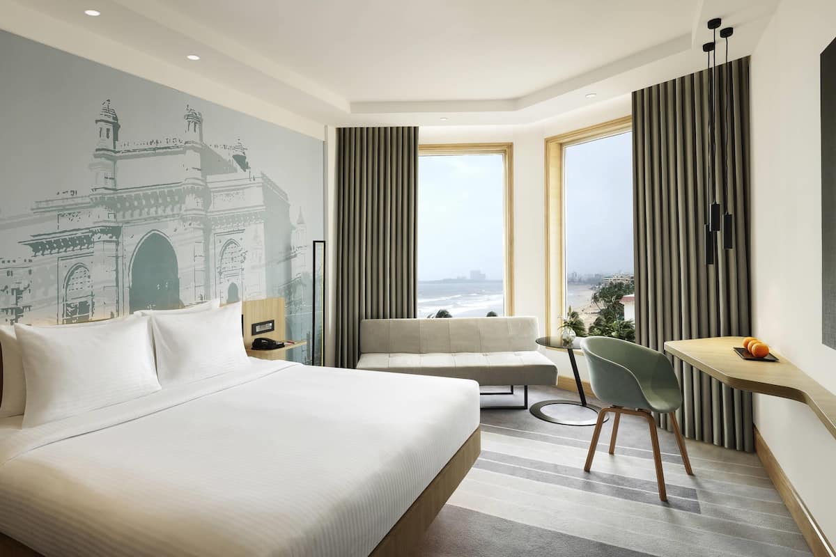 Habitació superior, 1 llit de matrimoni gran, vistes a l'oceà | Roba de llit d'alta qualitat, minibar i caixa forta a l'habitació 