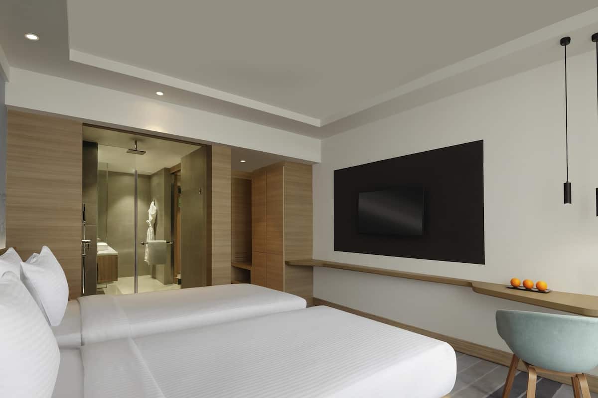 Literie de qualité, minibar, coffre-fort pour ordinateur portable