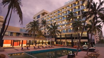 Front of property - evening/night