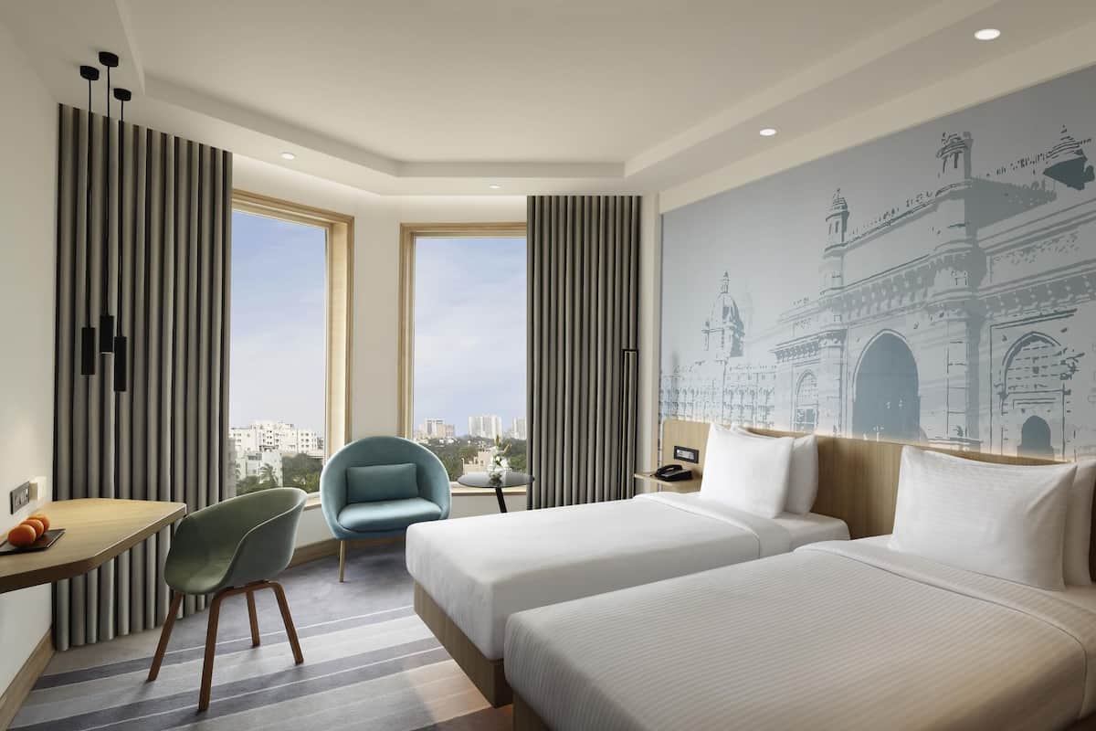 Superior Room, 2 Single Beds, City View | Premium bedding, minibar, in-room safe, iron/ironing board