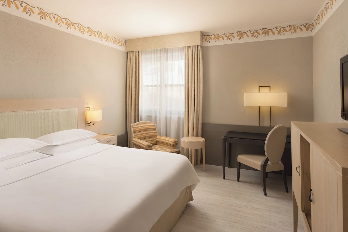 Chambre Deluxe, 1 trÚs grand lit, vue jardin | 1 chambre, literie de qualité supérieure