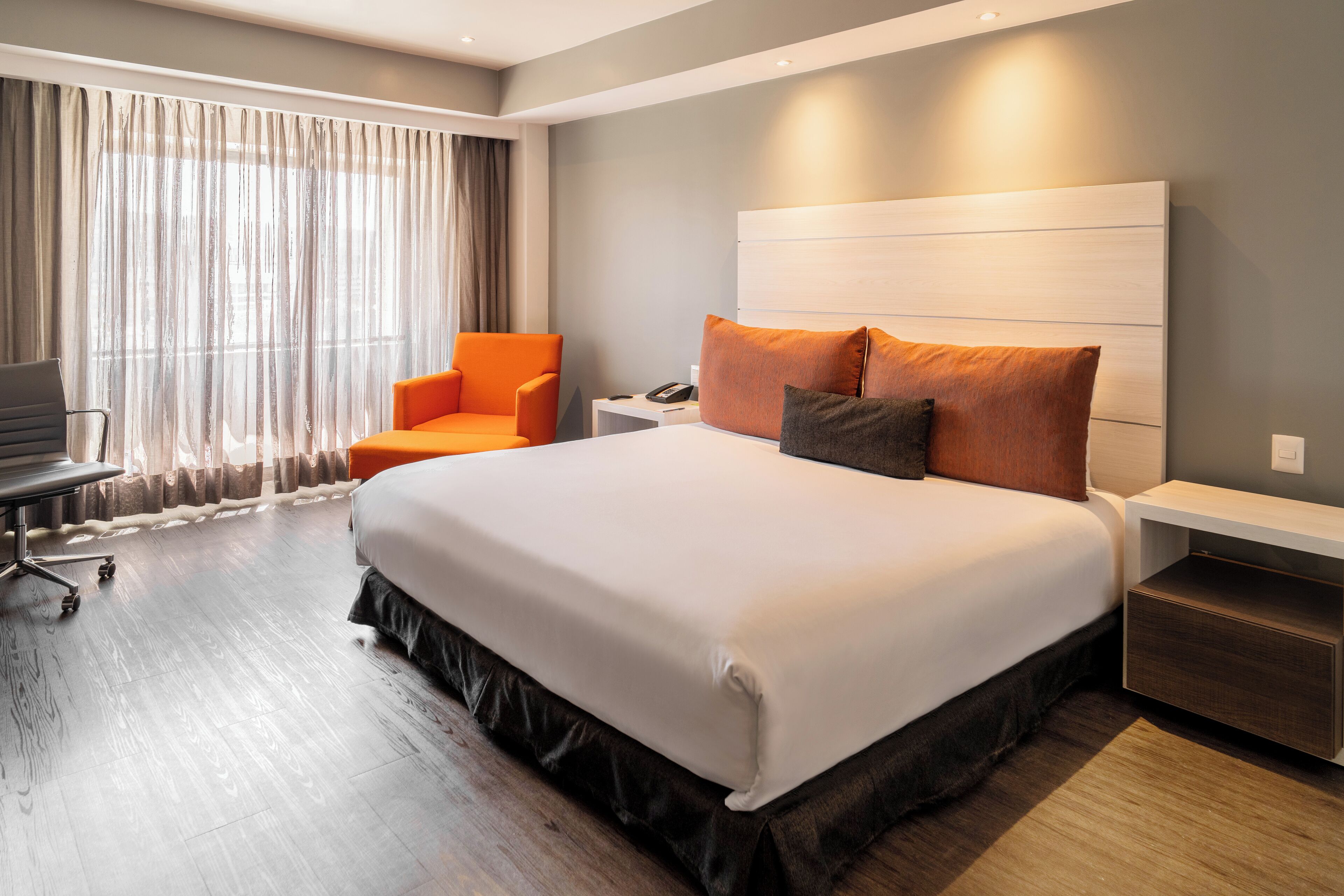 Ejecutiva King | Bathroom | Shower, rainfall showerhead, free toiletries, hair dryer