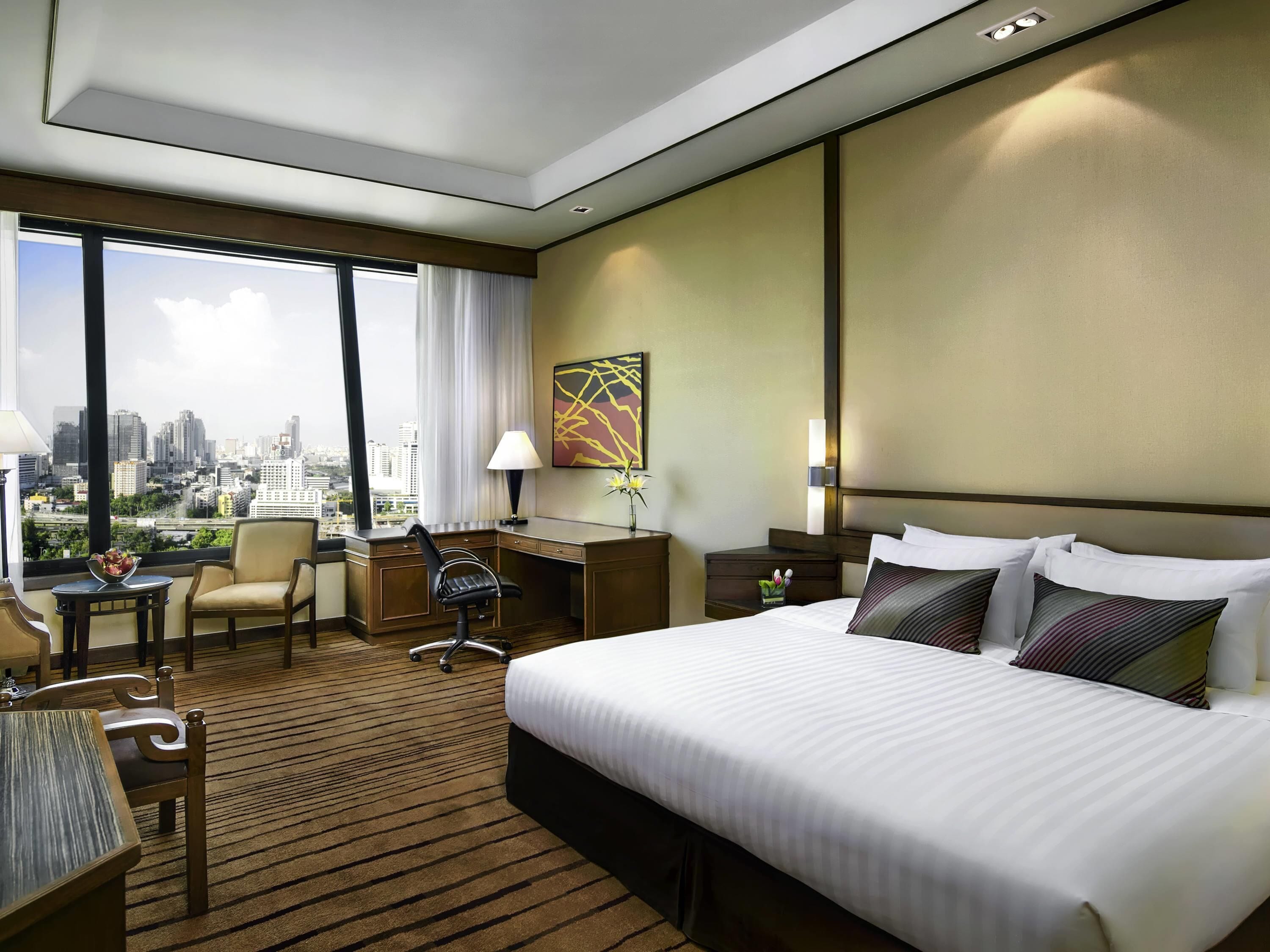 Literie de qualité supérieure, coffres-forts dans les chambres, bureau