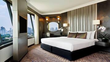 Suite Grand, 1 cama King size, con acceso al salón lounge del club (Business Lounge Access) | Ropa de cama de alta calidad y caja de seguridad en la habitación