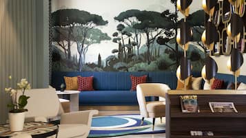 Sala de estar en el lobby
