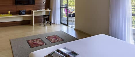 Minibar, in-room safe, desk, blackout curtains