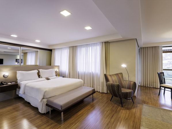 Minibar, in-room safe, desk, blackout curtains