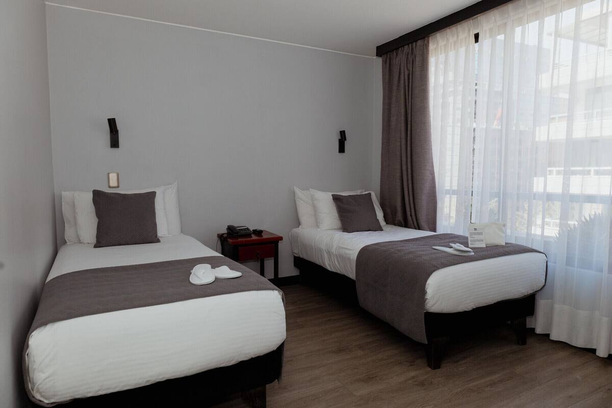 2 slaapkamers, een minibar, een kluis op de kamer