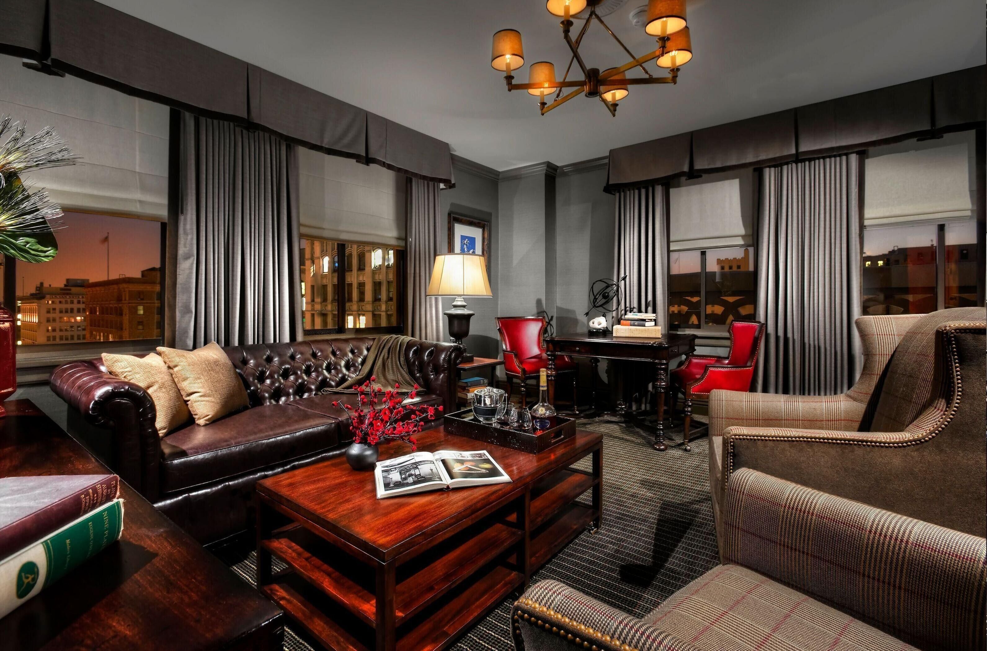 Superior Suite, 1 King Bed with Sofa bed, City View (One Bedroom Suite) | Living area | 36-inch flat-screen TV with satellite channels, TV