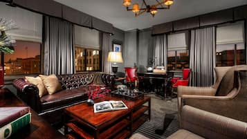 Superior Suite, 1 King Bed with Sofa bed, City View (One Bedroom Suite) | Living area | 36-inch flat-screen TV with satellite channels, TV
