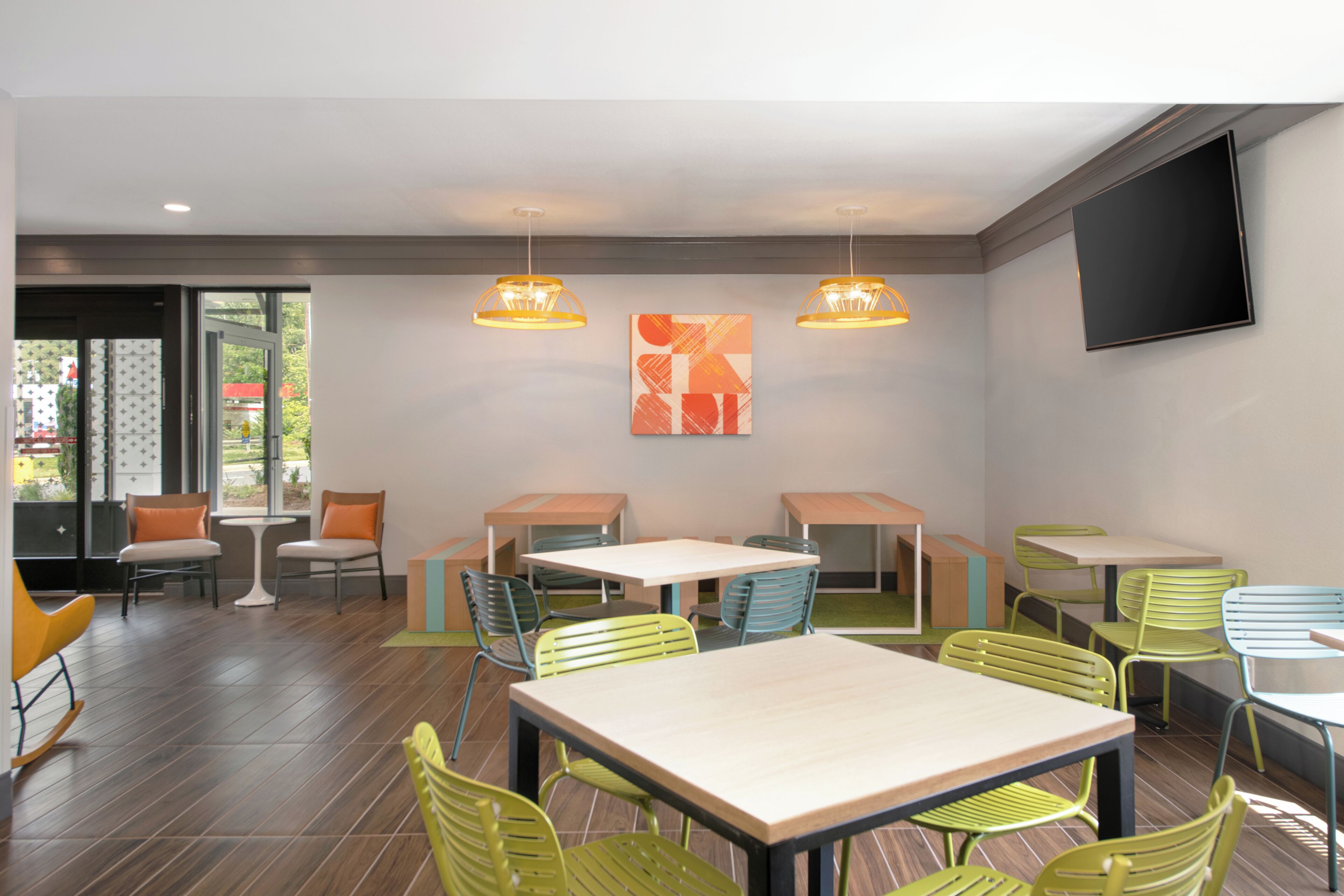 Sala de estar en el lobby