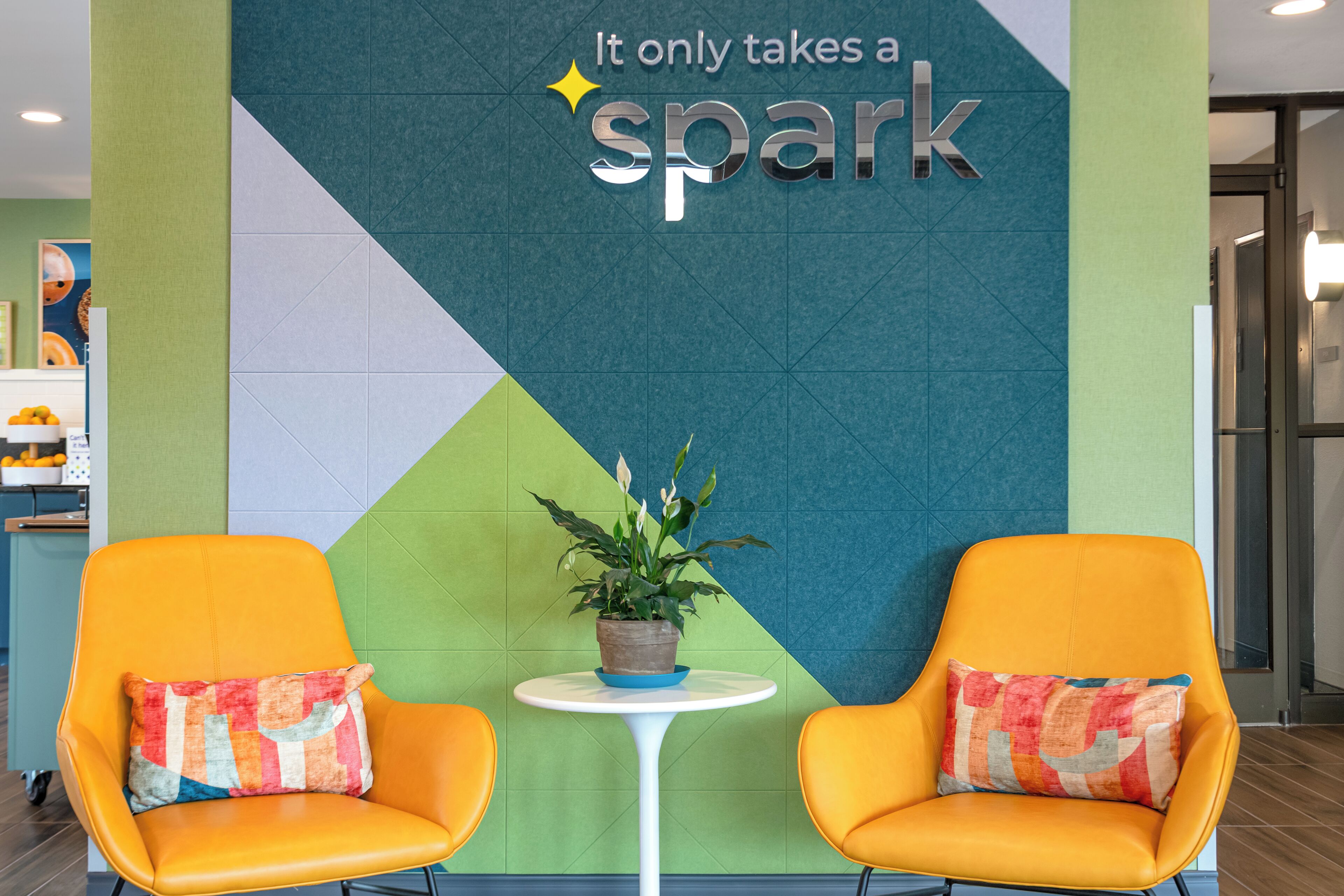 Sala de estar en el lobby