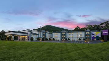 Front of property – evening/night
