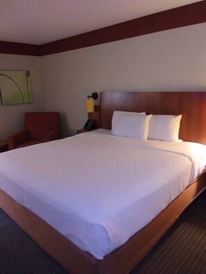 Premium bedding, desk, iron/ironing board, free cribs/infant beds