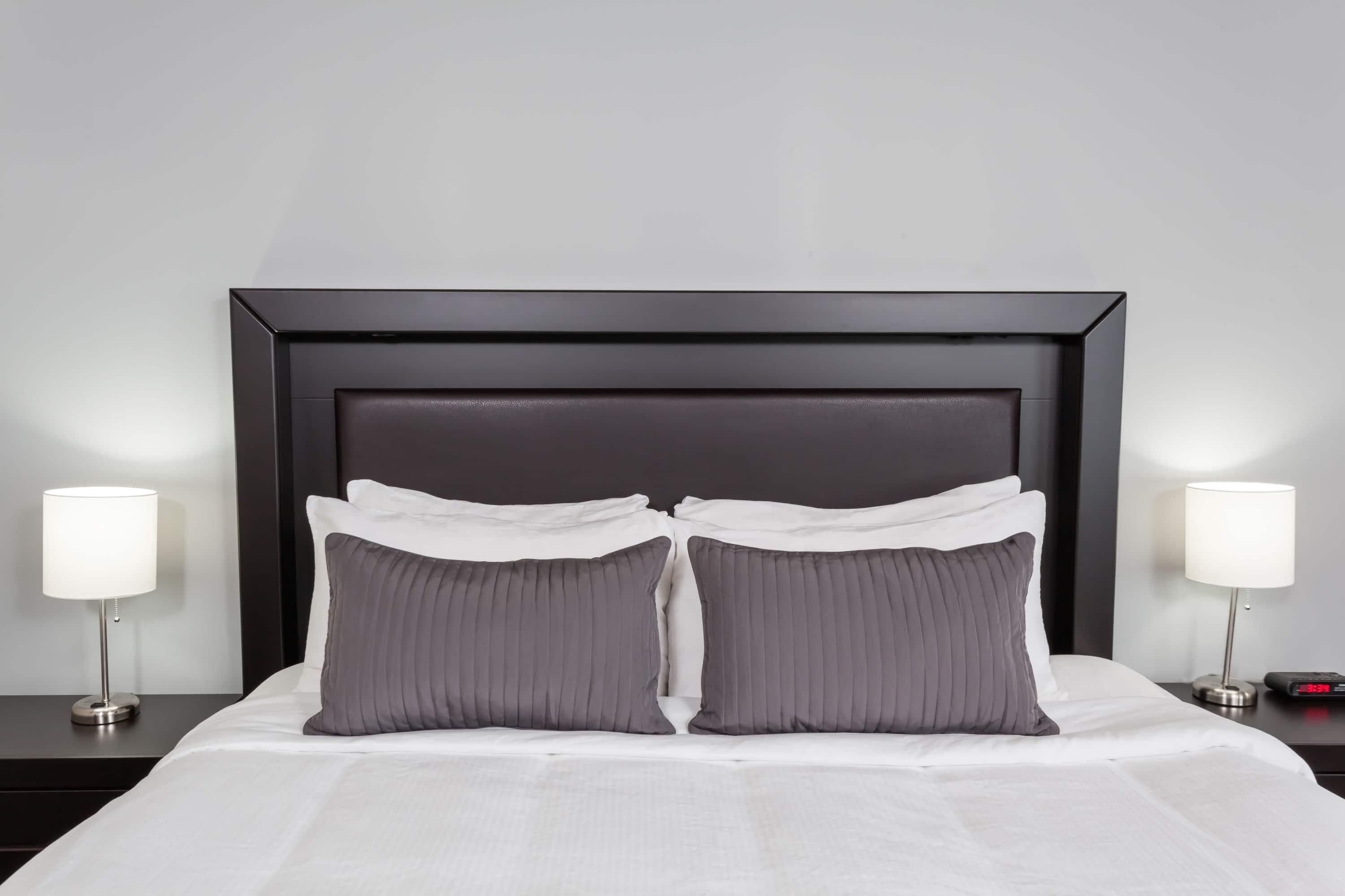 Hypo-allergenic bedding, individually furnished, desk, laptop workspace