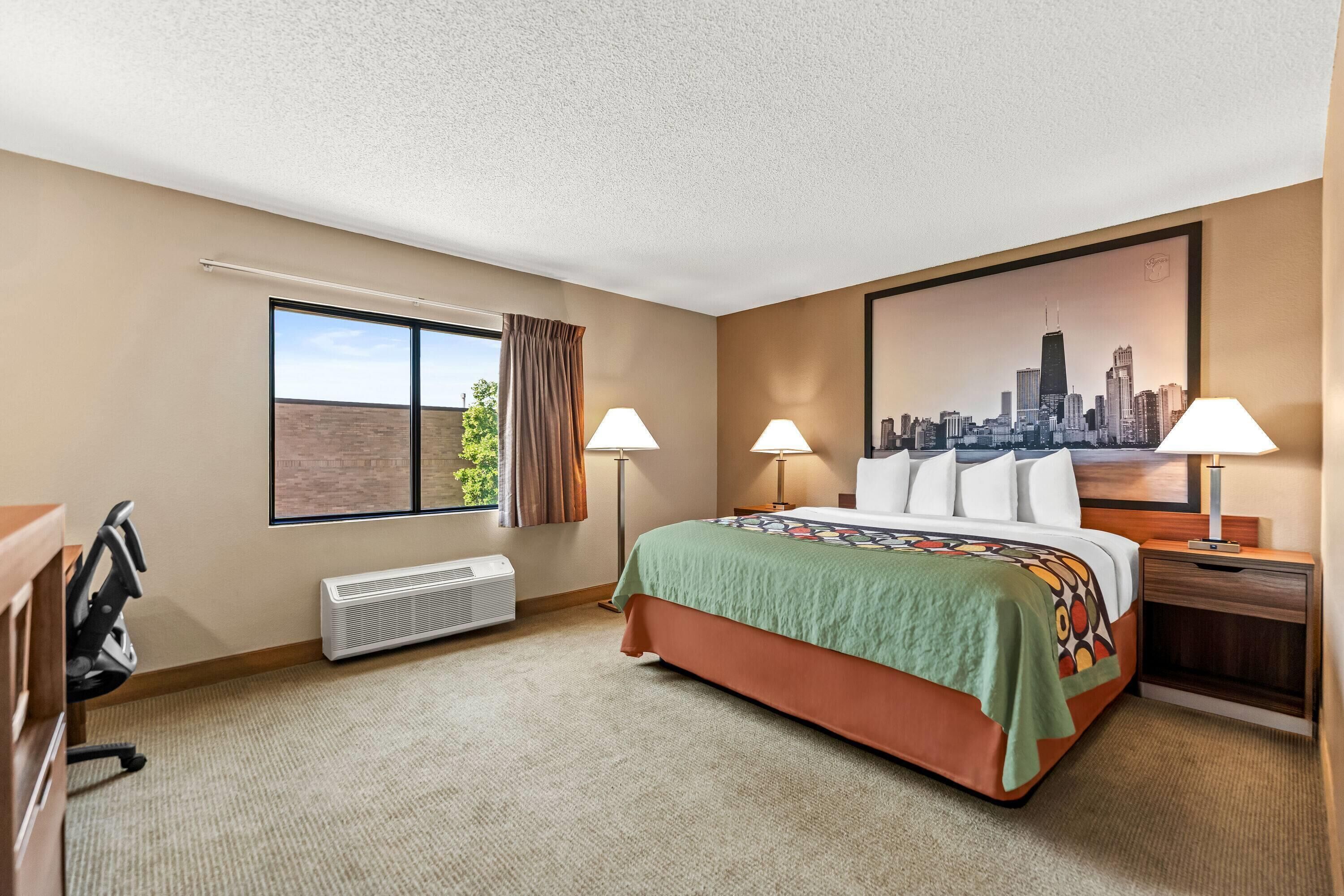 Kamer, 1 kingsize bed, niet-roken | Pillowtop-bedden, een bureau, een laptopwerkplek