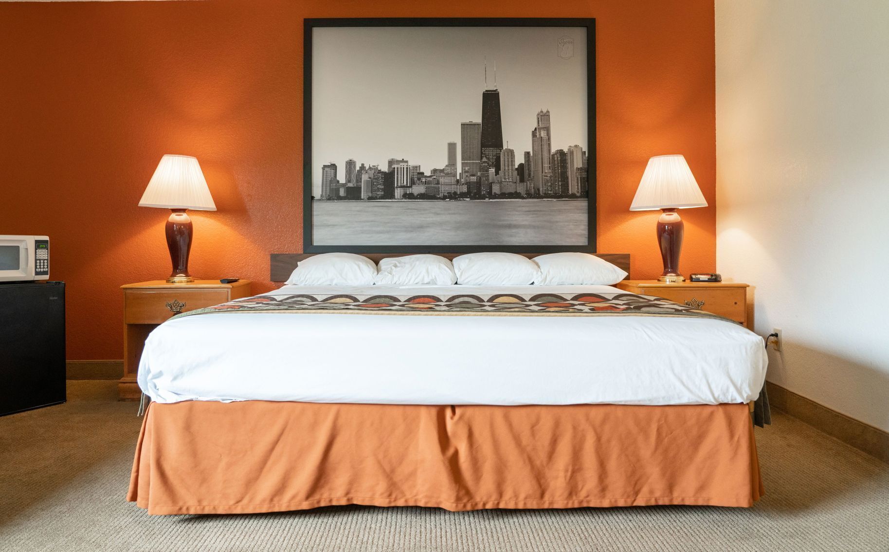 Pillow-top beds, desk, laptop workspace, iron/ironing board