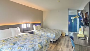 Standard Room, 2 Queen Beds, Accessible, Non Smoking | Desk, laptop workspace, iron/ironing board, free WiFi