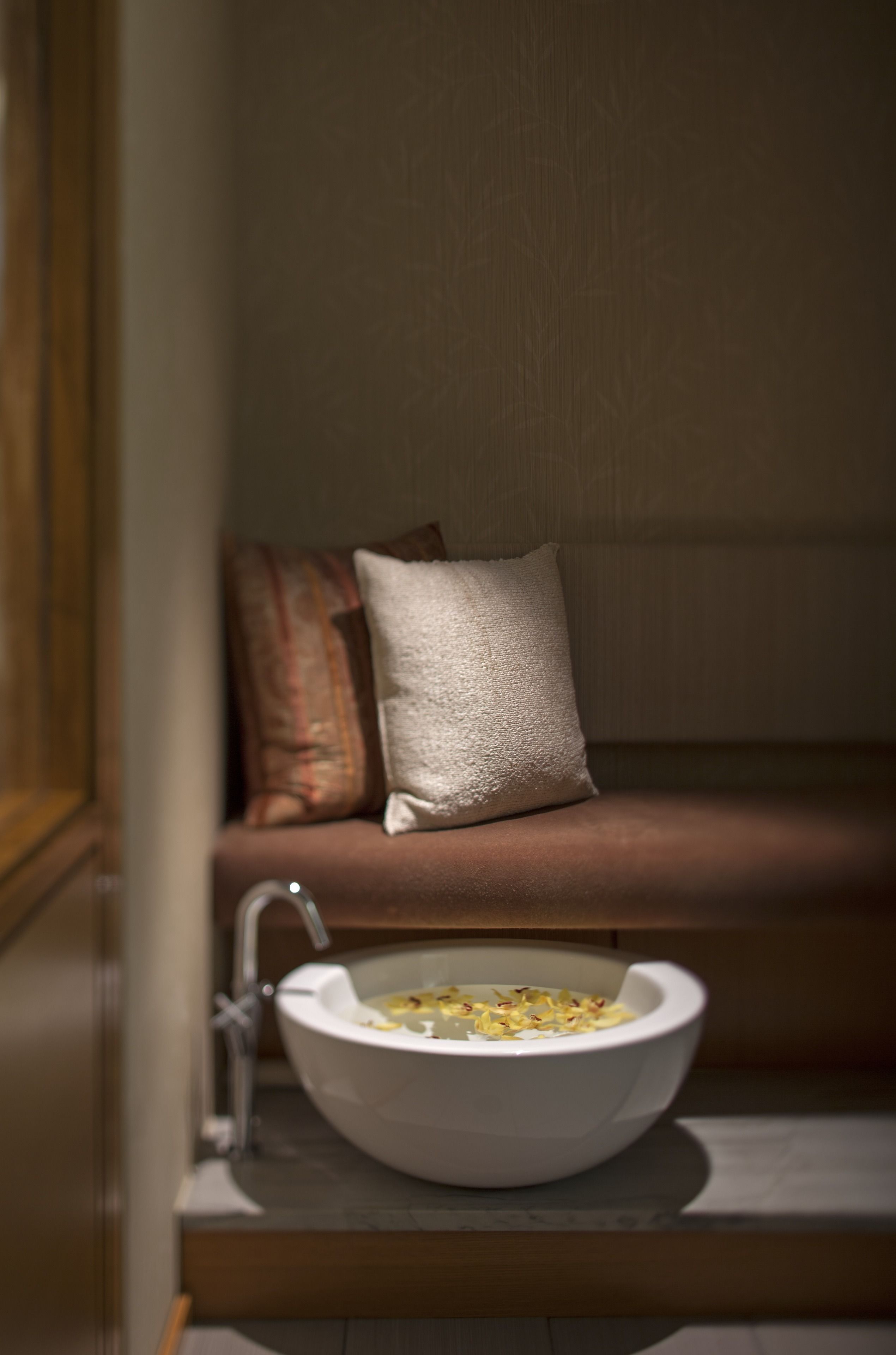 Behandlingsrum til par, sauna, dampbad, kropsbehandlinger, aromaterapi