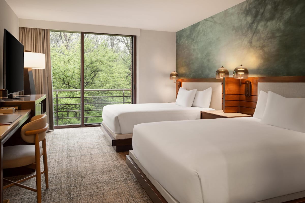 Premium bedding, down comforters, pillowtop beds, in-room safe