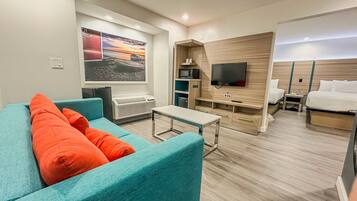 Studiosuite, 2Â Queen-Betten, Nichtraucher | Wohnbereich