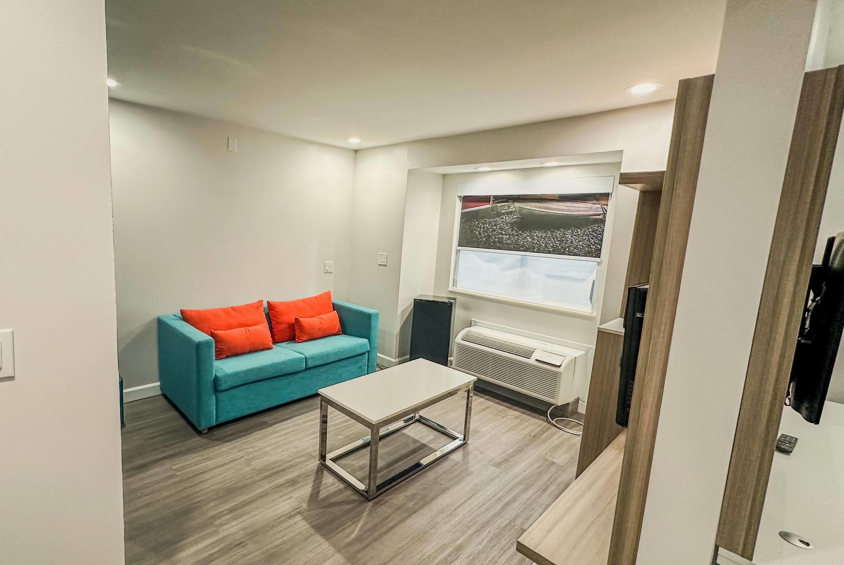 Estudi en suite, 2 llits de matrimoni, no fumadors | Roba de llit d'alta qualitat i matalassos amb encoixinament addicional 