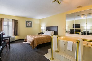 Desk, iron/ironing board, free cribs/infant beds, free rollaway beds - Quality Inn & Suites Greensburg I-74 (Greensburg)