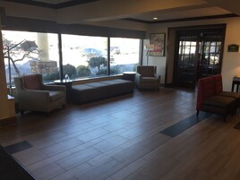 Sala de estar en el lobby