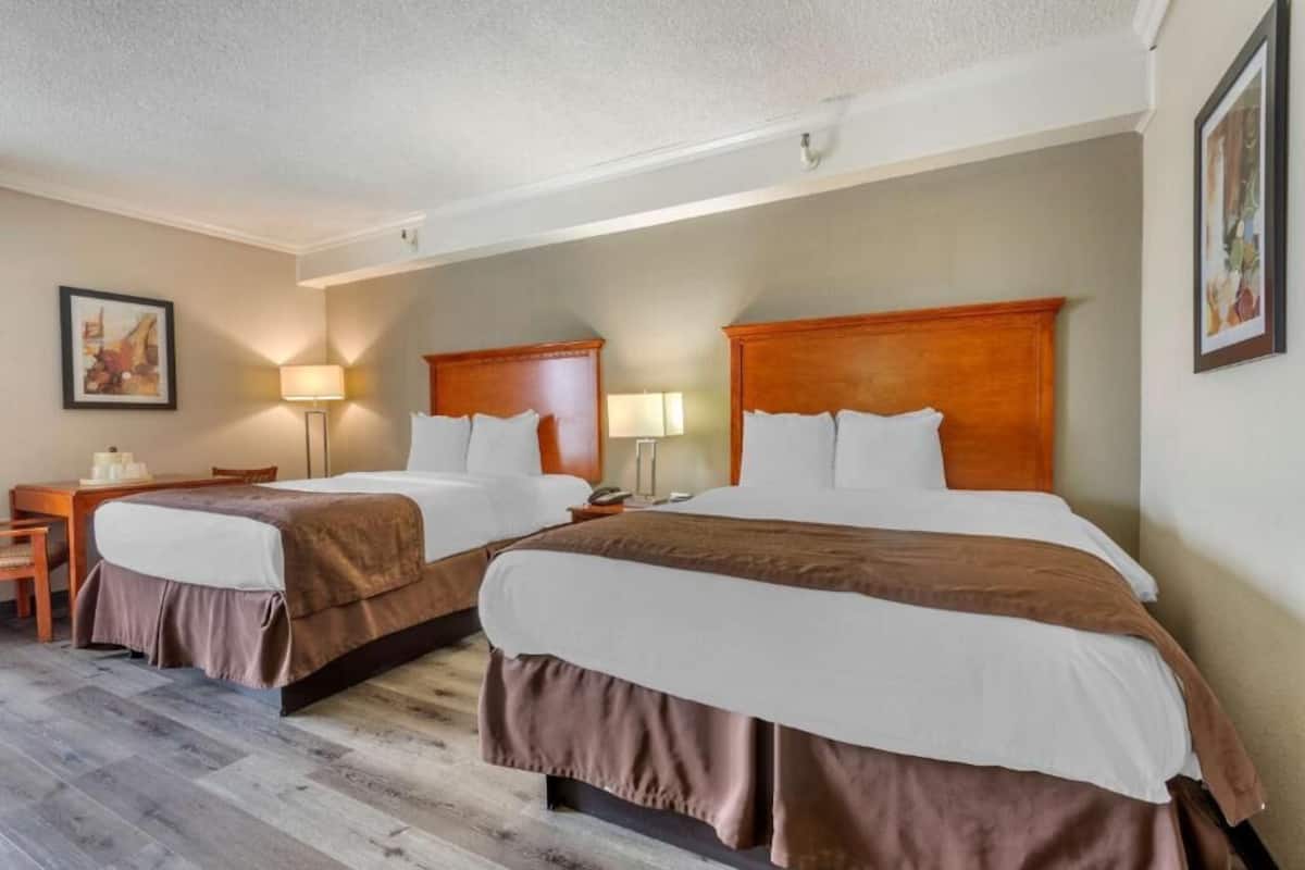 Desk, iron/ironing board, WiFi (free), alarm clocks