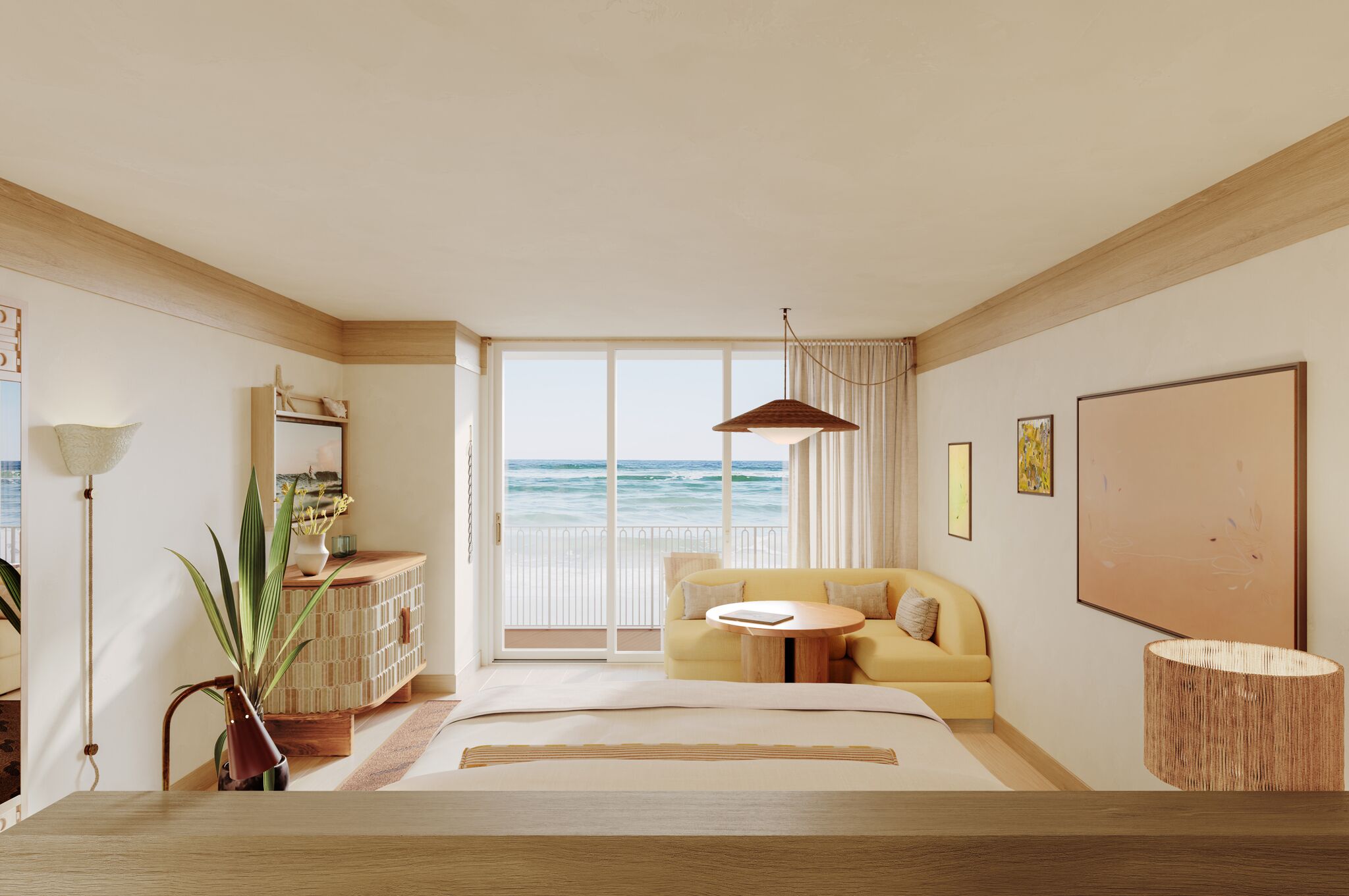 高档床上用品、加厚床垫、迷你吧、客房内保险箱