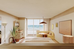 高級寢具、特厚豪華床墊、迷你吧、房內夾萬