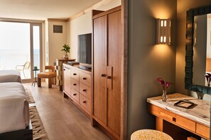 Ropa de cama de alta calidad, colchones con acolchado adicional, minibar