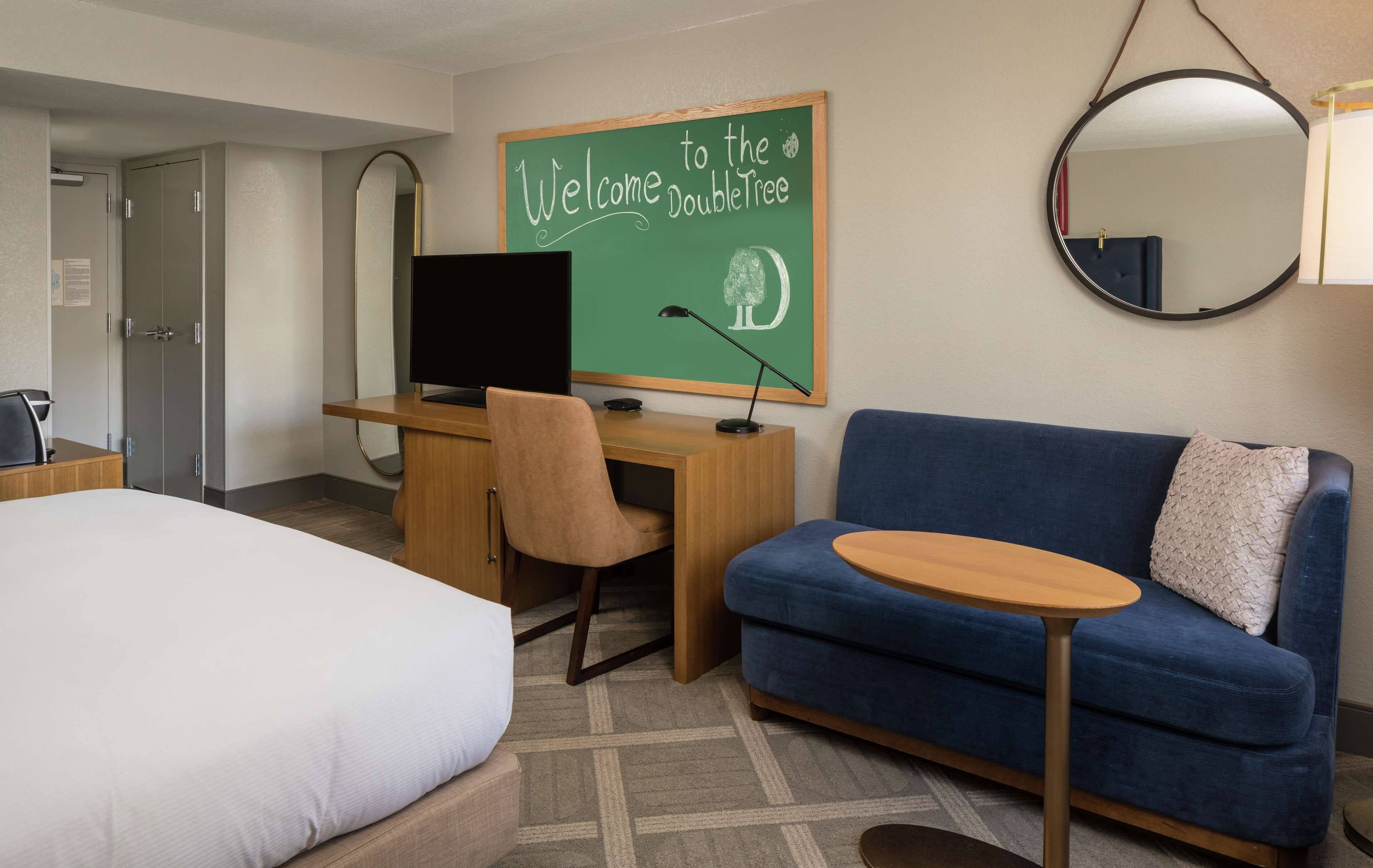 room, 1 king bed with sofa bed, accessible (hearing) | pillow-top beds, in-room safe, desk, laptop workspace